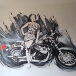 Marilyn Monroe op een Motor